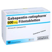 GABAPENTIN-ratiopharm 600 mg Filmtabletten 50 St