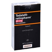 TADALAFIL-ratiopharm 20 mg Filmtabletten 4 St