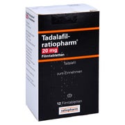 TADALAFIL-ratiopharm 20 mg Filmtabletten 12 St