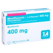 MOXIFLOXACIN-1A Pharma 400 mg Filmtabletten 14 St