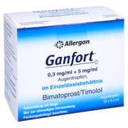 GANFORT 0,3 mg/ml + 5 mg/ml AT im Einzeldosisbeh. 30X0,4 ml