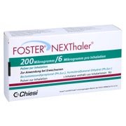 FOSTER NEXThaler 200/6 µg 120 ED Inhalationspulver 1 St