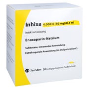 INHIXA 4.000 I.E. 40 mg/0,4 ml ILO F.Sp.+Sich-Sys. 20 St