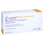 CLEXANE 4.000 I.E. 40mg/0,4ml Inj.-Lsg.i.e.F.-Sp. 10 St