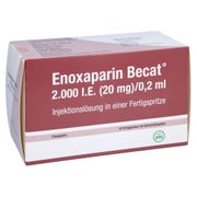 ENOXAPARIN Becat 2.000 I.E. 20mg/0,2ml ILO FS+Si.S 10 St