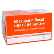 ENOXAPARIN Becat 6.000 I.E. 60mg/0,6ml ILO FS+Si.S 10 St