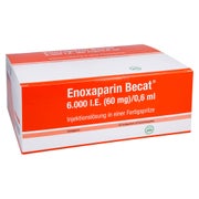 ENOXAPARIN Becat 6.000 I.E. 60mg/0,6ml ILO FS+Si.S 24 St