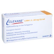 CLEXANE 4.000 I.E. 40mg/0,4ml Inj.-Lsg.i.e.F.-Sp. 10 St