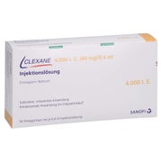 CLEXANE 4.000 I.E. 40mg/0,4ml Inj.-Lsg.i.e.F.-Sp. 50 St