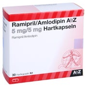 RAMIPRIL/Amlodipin AbZ 5 mg/5 mg Hartkapseln 30 St