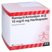 RAMIPRIL/Amlodipin AbZ 10 mg/5 mg Hartkapseln 98 St