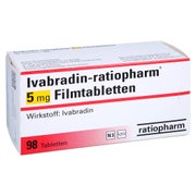 Ivabradin-ratiopharm 5 mg Filmtabletten 98 St