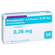 PRAMIPEXOL-1A Pharma 0,26 mg Retardtabletten 30 St