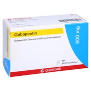 GABAPENTIN Glenmark 600 mg Filmtabletten 50 St
