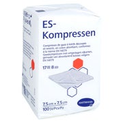Produktabbildung: Es-kompressen Unsteril 7,5x7,5 cm 8fach 100 St