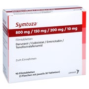 SYMTUZA 800 mg/150 mg/200 mg/10 mg Filmtabletten 90 St