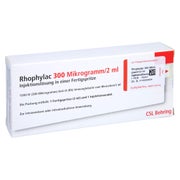 RHOPHYLAC 300 µg/2 ml Injektionslsg.in Fertigspr. 1X2 ml