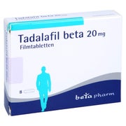 Produktabbildung: Tadalafil beta 20 mg Filmtabletten 8 St