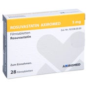 ROSUVASTATIN AXIROMED 5 mg Filmtabletten 28 St