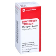 BIMATOPROST/Timolol AL 0,3 mg/ml + 5 mg/ml ATR 3 ml