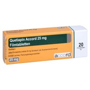 Quetiapin Accord 25 mg Filmtabletten 20 St
