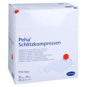 PEHA Schlitzkompressen 10x10 cm steril 20X2 St