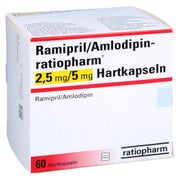 RAMIPRIL/Amlodipin-ratiopharm 2,5 mg/5 mg Hartkps. 60 St