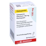 Gabapentin Glenmark 100 mg Hartkapseln 20 St