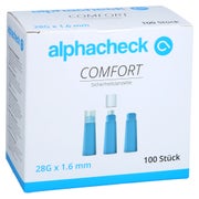 Produktabbildung: Alphacheck Comfort Sicherheitslanzett.28 100 St