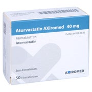 ATORVASTATIN AXiromed 40 mg Filmtabletten 50 St
