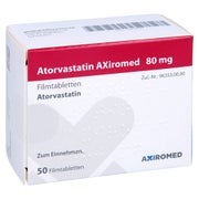 ATORVASTATIN AXiromed 80 mg Filmtabletten 50 St