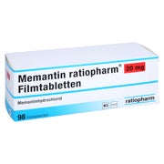 Memantin Ratiopharm 20 mg Filmtabletten 98 St