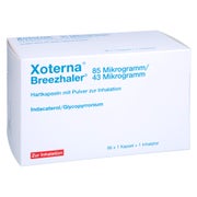 XOTERNA Breezhaler 85 µg/43 µg Hartk.m.Plv.z.Inh. 90 St