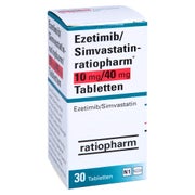 EZETIMIB/Simvastatin-ratiopharm 10 mg/40 mg Tabl. 30 St