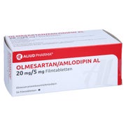 OLMESARTAN/Amlodipin AL 20 mg/5 mg Filmtabletten 56 St