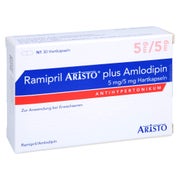 RAMIPRIL Aristo plus Amlodipin 5 mg/5 mg Hartkps 30 St