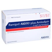 RAMIPRIL Aristo plus Amlodipin 5 mg/5 mg Hartkps 50 St