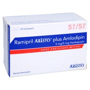 RAMIPRIL Aristo plus Amlodipin 5 mg/5 mg Hartkps 60 St