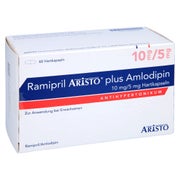 RAMIPRIL Aristo plus Amlodipin 10 mg/5 mg Hartkps 60 St