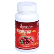 Biomenta Cranberry 1000+vitamin C vegan 60 St