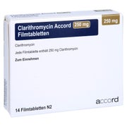 CLARITHROMYCIN Accord 250 mg Filmtabletten 14 St