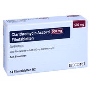 CLARITHROMYCIN Accord 500 mg Filmtabletten 14 St