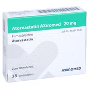 ATORVASTATIN AXiromed 20 mg Filmtabletten 28 St