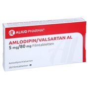 AMLODIPIN/Valsartan AL 5 mg/80 mg Filmtabletten 28 St
