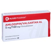 AMLODIPIN/Valsartan AL 5 mg/160 mg Filmtabletten 28 St