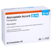 Atorvastatin Accord 40 mg Filmtabletten 50 St