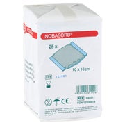 Nobasorb Saugkompressen 10x10 cm 25 St