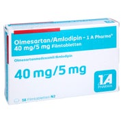 OLMESARTAN/Amlodipin 1A Pharma 40 mg/5 mg Filmtab. 56 St