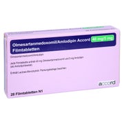 OLMESARTANMEDOXOMIL/Amlodipin Accord 40 mg/5 mg 28 St