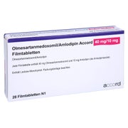 OLMESARTANMEDOXOMIL/Amlodipin Accord 40 mg/10 mg 28 St